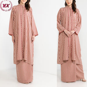 2023 élégant moderne malaisie femmes robe musulmane à manches longues robe femmes musulman modeste Baju Kurung - Product Image 2