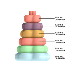 Nouveau empilage <span class=keywords><strong>musique</strong></span> Silicone arc-en-ciel cercle jouet éducatif bébé blocs de construction morsure <span class=keywords><strong>musique</strong></span> pile <span class=keywords><strong>musique</strong></span> pour les enfants - Product Image 3