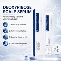 Sérum capillaire transfrontalier à l'acide désoxyribonucléique avec biotine et exosomes 20ML pour la densité et le volume des cheveux, emballage neutre