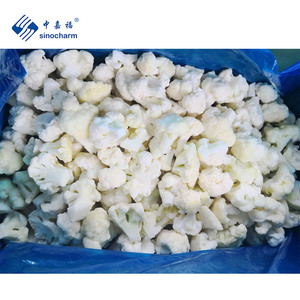 Sinoncharm Usine certifiée HALAL Prix de gros 1kg 3-5cm Légumes <span class=keywords><strong>IQF</strong></span> Chou-fleur blanc frais surgelés - Product Image 3