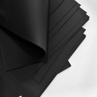 Recycled Uncoated Black Paper HIGH BLUK PAPERBOARD for WRAPPING, Cosmetic Box Gift Box Making,packaging ,Hangtag