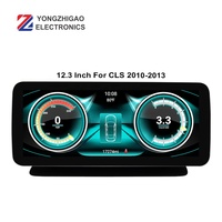 YZG Qualcomm Android 10,0 8 Core 4 + 64GB Sistema multimedia Radio Android Pantalla 12,3 pulgadas para CLS Clase W218 2010-2017