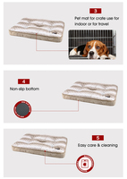 Lit de luxe pour animaux Simons Cat Matelas thermique moelleux brun hiver avec coussin chauffant solide motif chien