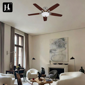 Ventilateur de plafond avec éclairage LED et télécommande, 8 pales, pour usage domestique et professionnel, installation de projet, moteur DC - Product Image 6