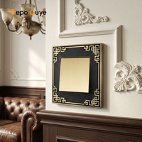 Prise murale industrielle standard UE France, en alliage d'aluminium rétro, interrupteur universel vintage, ports USB, IP21