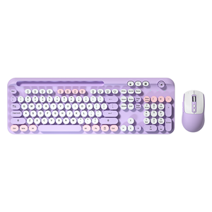 Popolare Design colorato tastiera <span class=keywords><strong>Mouse</strong></span> 2.4G gioco ergonomico retrò Wireless tastiera <span class=keywords><strong>e</strong></span> <span class=keywords><strong>Mouse</strong></span> Combo Set - Product Image 2