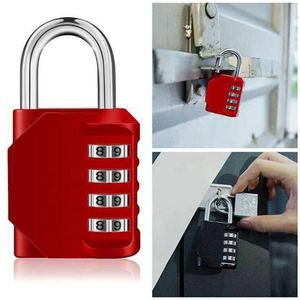 Mini Combination Code Padlock 4-Digit <strong>Number</strong> <strong>Lock</strong> Waterproof Durable Zinc Plated Finish with Colorful Design - Product Image 3