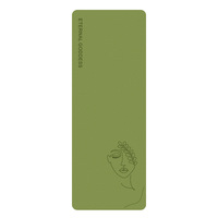 1,5 mm ultradünne, hochfeste, matte PU-Naturkautschukmatte, faltbare, tragbare Yogamatte, rutschfeste Reise-Yogamatte