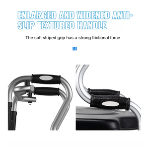 <span class=keywords><strong>Andador</strong></span> de <span class=keywords><strong>aluminio</strong></span> personalizado de fábrica para caminar, <span class=keywords><strong>andador</strong></span> de rodillos ligero plegable para terapia de Rehabilitación de Discapacitados - Product Image 3