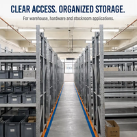 Étagères de stockage en acier métallique multi-niveaux, robustes, résistantes à la corrosion, pour entrepôt, OEM ODM