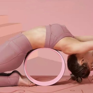 Roue de yoga en TPE de qualité supérieure, anneau de Pilates, roue de massage 3D, roue de yoga solide pour étirements du dos, pour les tissus profonds du dos - Product Image 1