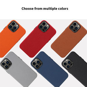 Funda de cuero Minibook para iPhone 17 16 Pro Max, estilo influencer, funda de media cubierta para iPhone 17 16 Pro Max - Product Image 3