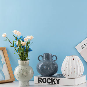 Vase <span class=keywords><strong>en</strong></span> céramique rouge <span class=keywords><strong>terre</strong></span> <span class=keywords><strong>cuite</strong></span> à double anse, couleur <span class=keywords><strong>terre</strong></span> <span class=keywords><strong>cuite</strong></span>, bouteille à fleurs - Product Image 4