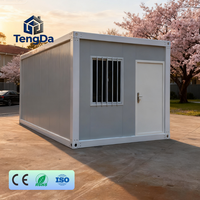 Vente flash Maison préfabriquée en conteneur de 20 pieds Villa capsule pour hôtel en plein air Boutique Cabine