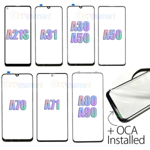 Lente anteriore in vetro all'ingrosso con OCA per Samsung Galaxy A12 A10S A20 A30S - Product Image 1
