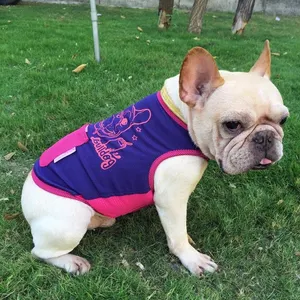 Dog Cooling Clothes Mesh Summer Bulldog Pet Jersey Sport Tshirt New Pet Cooling Vest For Dogs