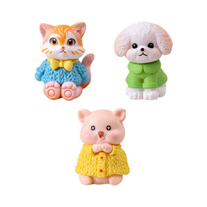 Figuras de Animales en Miniatura para Paisajes en Miniatura, Lindos Cerditos, Perros y Gatos, Regalo para Niños, Decoración para el Hogar, Adornos para Jardín de Hadas - Product Image 3