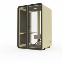UNIBOOTH Cabines de travail insonorisées multifonctionnelles modernes et durables, avec cadre en aluminium de précision, pour la maison, le bureau, l'hôtel, le supermarché, l'entrepôt