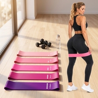 Juego de Bandas de Resistencia Portátiles de Látex, Bandas de Ejercicio para Viajes, Fitness, Yoga, Pilates, Gimnasio, Entrenamiento, Proveedor de Logotipos Personalizados