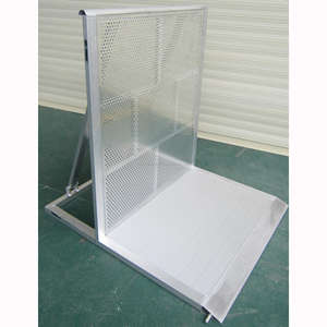 Barrières 1.0*1.25*1.2m en vente clôture anti-émeute verrouillable avec porte barrière de contrôle des foules en aluminium - Product Image 5