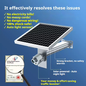 <span class=keywords><strong>Projecteur</strong></span> Gobo LED Solar-Powered60W-Lumière de logo extérieure étanche IP67 pour la publicité et l'image de marque 24/7 - Product Image 4