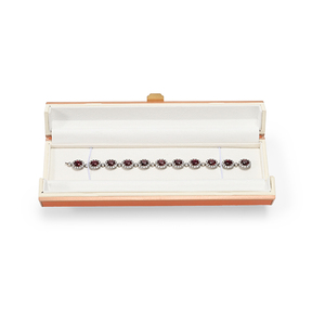 FANXI - Cajas de Embalaje para Pendientes de Diamantes de Microfibra de Múltiples Colores, Caja de Joyería de Doble Apertura para Collares y Colgantes - Product Image 3
