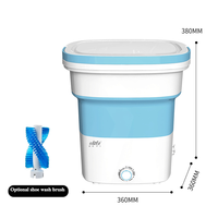 Lave-linge sécheuse multifonctionnel pour la maison et les voyages, mini lave-linge portable pour chaussures