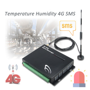 The UMT8-HV-4G Uploads Data and <b>Alarms</b> Via 4G Mobile Network and Supports 8 Temperature Sensors As Well As and RS485 Data Input - Product Image 1