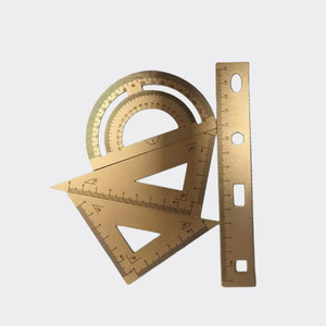 <span class=keywords><strong>Règle</strong></span> en métal gravée chimiquement, <span class=keywords><strong>règle</strong></span> graduée durable en acier inoxydable, <span class=keywords><strong>règle</strong></span> en métal cadeau - Product Image 1