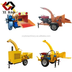 Mobiele 6Inch Tuintak Chipper Leverancier Kayu Grinder Depot Machine Mulcher Hout Tree Crusher Houthakselaar Tuinversnipperaar