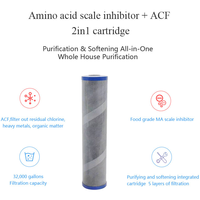 Cartouche filtrante pour toute la maison sans additifs chimiques Cartouche filtrante à eau en fibre de carbone actif composite