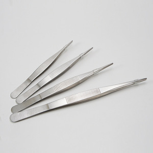 Pinces à dissection en acier inoxydable, pinces droites pointues, 125 mm à 200 mm, usage en laboratoire médical - Product Image 2