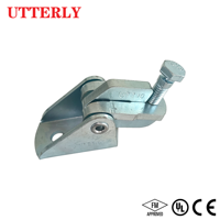 Support de fixation antichoc UTT10 en acier au carbone galvanisé pour structure, catégorie : Serre-câbles