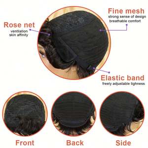 8 Inch Short <b>Pixie</b> <b>Cut</b> Jerry Non-Lace Human Hair <b>Wig</b> Honey Blonde Kinky Bang Factory Direct 100% Human Hair <b>Wig</b> - Product Image 6