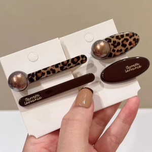 Múltiples Modelos, Venta Caliente, Diseño Exclusivo y Dulce, Pasadores de Pelo Marrones, Pasadores de Pelo Exquisitos de Lujo Ligero para Mujer, Accesorios de Moda para el Cabello, Venta al por Mayor - Product Image 4
