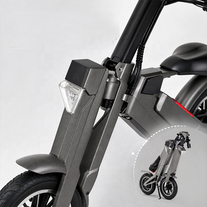 Trottinette électrique pliable en aluminium léger avec batterie amovible, vélo électrique pour les trajets quotidiens en ville - Product Image 5