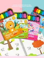 DIY enfants livre empreinte digitale dessin livres à colorier éducatif dessin palette peinture à l'eau livre enfant