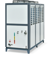 Compresseur de refroidisseur industriel 30HP 30 tonnes à refroidissement par air pour ligne d'extrusion PVC/HDPE, contrôle de la température, haute efficacité énergétique