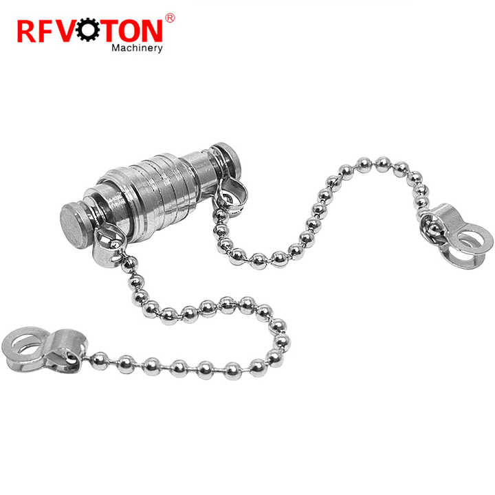 Factory supply QMA female jack male plug dust cap brass rf coaxial