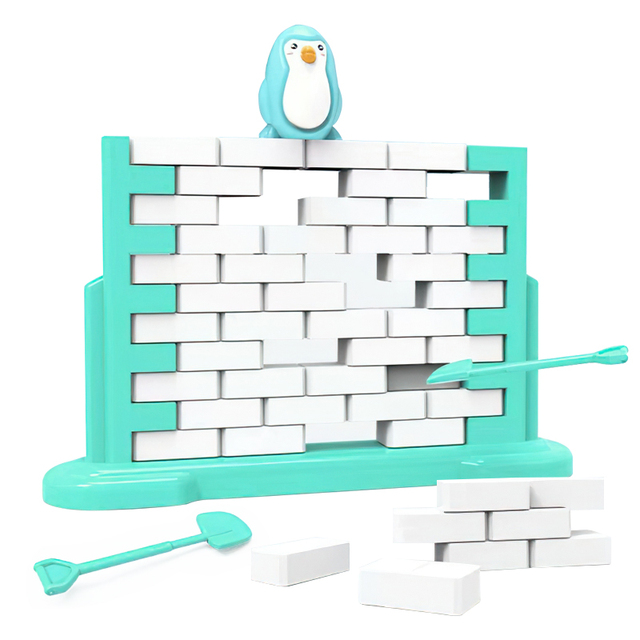 Wholesale Penguin Push Ice Wall Game Plastic ABS Children's Intellectual Thinking Training Toys Parent-child Interaction