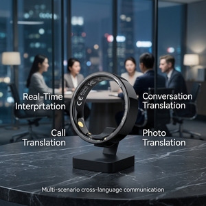 Wholesale Smart Ring Translator with AI Voice Photo & Call Translate Voice Clone IP68 AI Ring Custom - Product Image 1