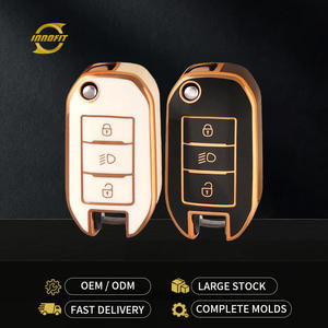 Innofit PUB2 Fabricant Clé Couverture De Voiture TPU Pour <span class=keywords><strong>Peugeot</strong></span> 408 308 301 3008 <span class=keywords><strong>2008</strong></span> Bonne Qualité Auto Clé Accessoires - Product Image 1