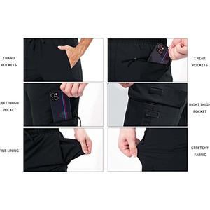 Out Look Men's Casual Pants Lightweight <b>Stretch</b> Running Jogger Track Sweatpants - Product Image 4