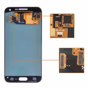 Tela de reposição lcd oled para samsung galaxy e5 e500, display touch, oem, garantia de qualidade