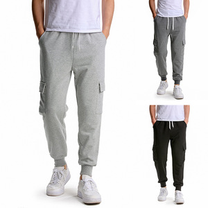 PASUXI Nouvelle Arrivée Pas de QUANTITÉ MINIMALE DE COMMANDE De Mode Sport <span class=keywords><strong>Cargo</strong></span> Hommes de Course Occasionnels Pantalon Gym Porter Piste Jogger Pantalon - Product Image 2