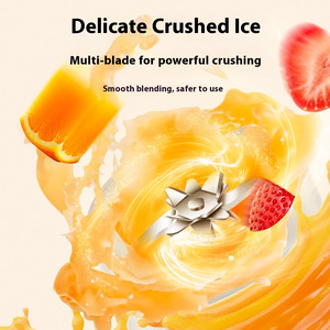 NOUVEAU Mixeur Électrique Automatique Multifonctionnel 550ml pour Fruits et Légumes, <span class=keywords><strong>Compagnon</strong></span> Domestique, avec Fonction Glace Pilée et Tasse de Mélange - Product Image 4