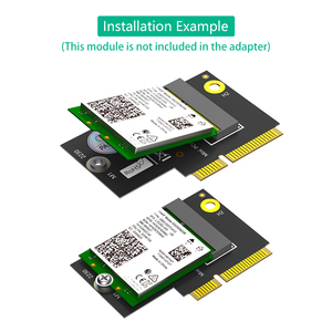 Phiên Bản Mới Nhất M.2 NGFF Phím <span class=keywords><strong>E</strong></span> Để Một Nửa Kích Thước <span class=keywords><strong>Mini</strong></span> <span class=keywords><strong>PCI</strong></span>-<span class=keywords><strong>E</strong></span> Adapter Cho WiFi6 AX200, 9260, 8265 ,8260 ,7265 Thẻ Và Y510P Mô Hình - Product Image 4