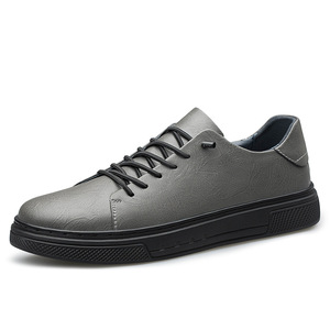 Zapatos de cuero de doble capa para hombre, nuevos, transfronterizos, de estilo británico, de corte bajo, con suela de goma transpirable, a la moda, juveniles y sencillos. - Product Image 5