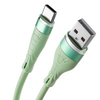 Cable de Datos de Carga Rápida de Aleación de Aluminio TPE, Transmisión de Datos de Alta Velocidad, Compatible con Teléfono, Tableta y Portátil