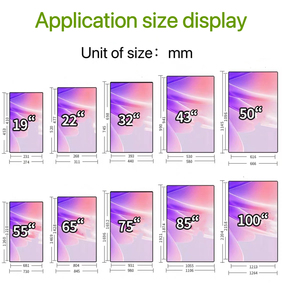 OEM nhà máy 27 32 43 55 65 inch Android tương tác LCD cảm ứng màn hình Màn hình Wall Mount 2k 4K độ phân giải <span class=keywords><strong>USB</strong></span> DVI giao diện mới - Product Image 5